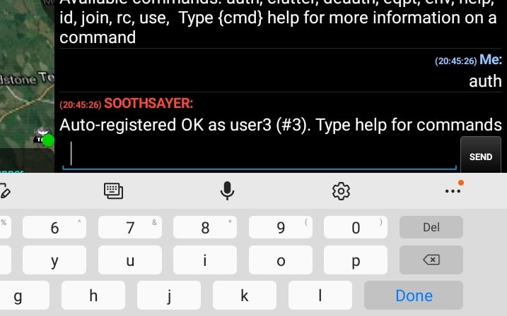 Successful authorisation