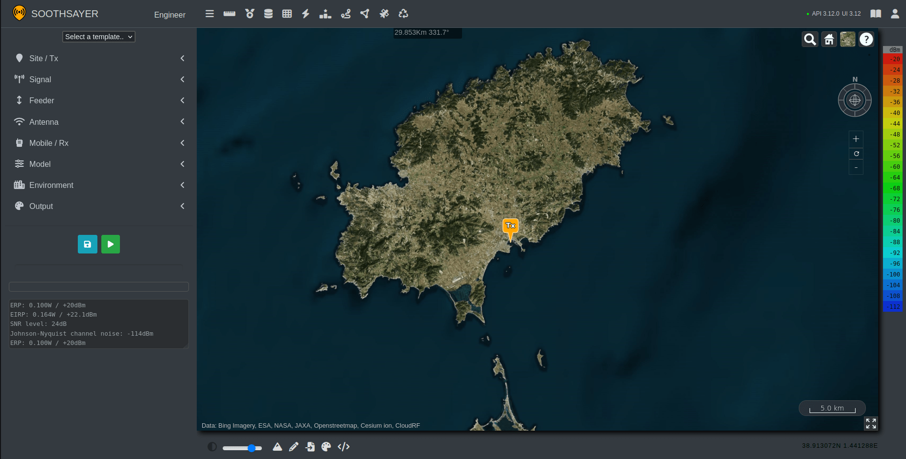 CloudRF Web Interface